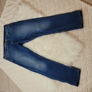 Paige Lennox Jeans Straight Waist 36